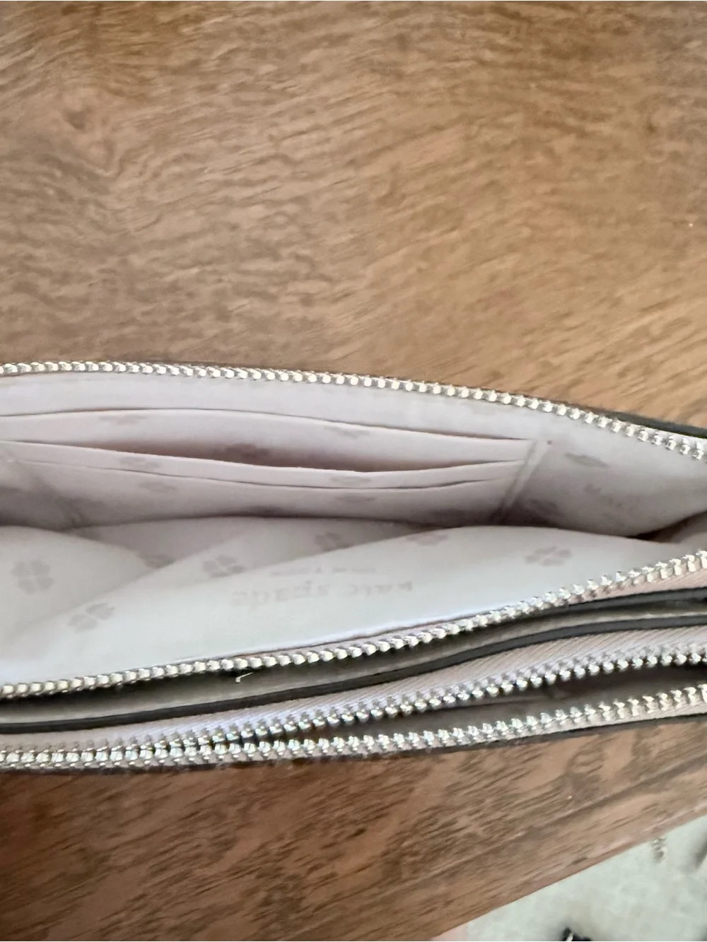 Kate Spade Double Zip Crossbody Wallet on Chain
